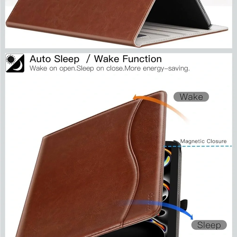 Ztotop IPad Pro 12.9 inch Brown Case